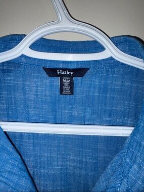 Hatley Blue Button Down Shirtdress